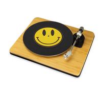 Smiley Face Record Player Slip Mat Turn Table DJ Slip Mat (Small 7")