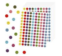 Smiley Face Stickers 6000 Pcs,Colorful,Reward Stickers,Happy Face,Premium Quality & Reusable Decals for Kids,Adults,Teachers-for Laptops,Water Bottles,Journals(Classroom,Office,Party Decor)