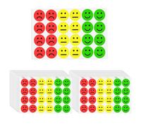 Smiley Face Stickers, Red Yellow Green Traffic Light Mood Sticker, 600 Pcs