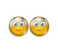 Smiley Face Themed Clip-on Earrings (Smiley 1)