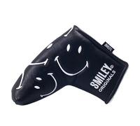 Smiley Golf Club Headcover - Classic Blade Putter - Black