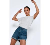 Noisy May Smiley Normal Waist Vi060mb Denim Shorts Blue XS Woman