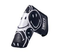SMILEY ORIGINAL STACKED BLADE PUTTER HEADCOVER - BLACK