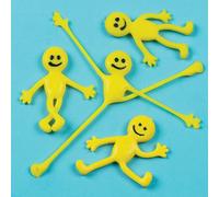 Smiley stretchy men pack of 5