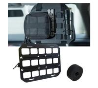 smilfuy Vehicle Rigid MOLLE Panel, Tactical Gear Car Sun Visor Organizer, EDC Pouch Tool Holster, Storage Holder Visor for Truck Equipment Mount Plate Modular Storage Shelf (Headrest Panel)