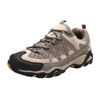 Smilice Trail-Ready Low Cut Walking Shoes for Couples - Lightweight Hiking & Daily Comfort with Grip Sole Khaki