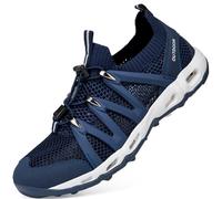 Smilice Trail-to-Stream Water Shoes for Couples - Quick-Dry Mesh & Drainage Sole Dark Blue