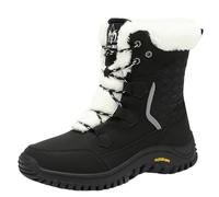 Smilice Women's Water-Resistant High Top Snow Boots | 18CM Ankle Boots with Plush Fleece Lining & Slip-Resistant Tread | For Icy Conditions, City Commute