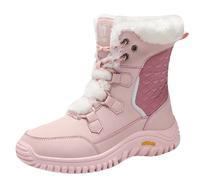 Smilice Women's Water-Resistant High Top Snow Boots | 18CM Ankle Boots with Plush Fleece Lining & Slip-Resistant Tread | For Icy Conditions, City Commute