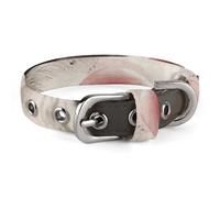 Smiling (14) Collar Easy-Fastening Buckle，Pet Supplies Adjustable ，Dog Collar The D-Ring Design Allows for Towing Or Hanging Tags，for Small to Medium-Sized Dogs.