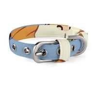 Smiling (27) Collar Easy-Fastening Buckle，Pet Supplies Adjustable ，Dog Collar The D-Ring Design Allows for Towing Or Hanging Tags，for Small to Medium-Sized Dogs.