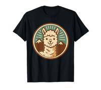 Smiling Alpaca Andes Adventure Design T-Shirt
