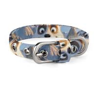 Smiling Animal Dog Collar, Soft Comfortable Pet Collar for Small & Medium Dogs, Adjustable Durable Cat Collars for Puppies