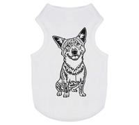 'Smiling Australian Cattle Dog' Pet Dog/Cat T-Shirt (PT00119236)