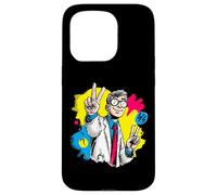 Smiling Doctor Peace Sign Retro Pop Graphic Double Medical Case for iPhone 15 Pro