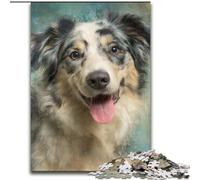 Smiling Dog Puzzles 1000 Pieces for Teenagers, Educational Games DIY Toys with Matching Poster And Trivia Sheet for Age 14+ (26x38cm)