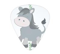 smiling donkey guitar pick set, 3 different thicknesses, 12 pieces for a variety of instruments