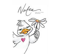 Smiling Duck and Daisy Journal: Whimsical Art Notebook for Sketching and Writing
