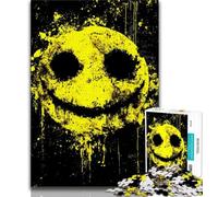 Smiling Emoticon 1000 Piece Jigsaw Puzzles for Teenagers Gifts,Educational Games Home Decoration Deal As Gifts for The Whole Family (75x50cm)