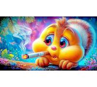 smiling-face 1000 Pieces Jigsaw Puzzle Old Kids Birthday Presents Challenging Puzzle Games 38x52cm/1000pcs