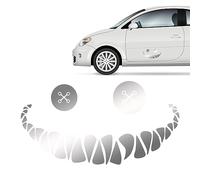 Smiling Face Car Window Sticker, Waterproof Creative Car Sticker, Cool Sticker for Interior of Car Windows, Laptops, Luggage, Luggage, Cool Car Stickers Soydan