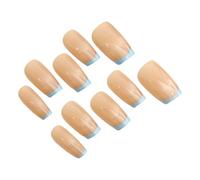 Smiling Face Designs Fake Stick on Cats Eyes Acrylic Fake Gel Glues on Artificial False
