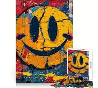 Smiling Faces Crazy Colors Jigsaw Puzzles for Adults1000 Piece Sharp Logic Toy Together Fun Tight Cut Memorable Gift 38x26cm