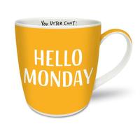 Smiling Faces MAKING SMILES SINCE 2001 Brutally Honest Mug - New Bone China Mug, 330ml, White, Dishwasher & Microwave Safe, Gift Box Included (Hello Monday)