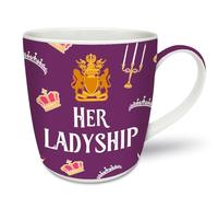Smiling Faces MAKING SMILES SINCE 2001 New Bone China Mug, 330ml, White, Dishwasher Safe, Her Ladyship Theme, Gift-Boxed