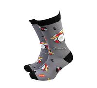 Smiling Faces MAKING SMILES SINCE 2001 Sock Therapy Bamboo Socks For Men - Fun, Novelty Socks - Drums