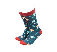 Smiling Faces MAKING SMILES SINCE 2001 Sock Therapy Bamboo Socks For Men - Fun, Novelty Socks - Mushrooms