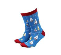 Smiling Faces MAKING SMILES SINCE 2001 Sock Therapy Bamboo Socks For Men - Fun, Novelty Socks - Sailing