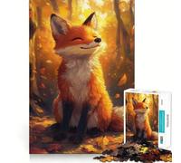 Smiling Fox 1000 Piece Jigsaw Puzzles for Teenagers Jigsaw Mental Logic Toy Leisure Time Fine Edge 38x52cm