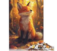Smiling Fox 500-teiliges Puzzle, 500-teiliges Puzzle für Erwachsene und Familien - Holzpuzzle für Erwachsene und Kinder, Geschenke, 500 Teile (52 x 38 cm)