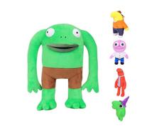 Smiling Friends Plush,Stuffed Animal Doll for Game Fans Kids Boys Girls Birthday Christmas（Mr Frog）