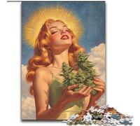Smiling Girl 1000 Pieces Jigsaw Puzzles For Teens And Adults, Educational Stress Relief Toy for Is Ideal As A Gift for The Whole Family (size 50x75cm)