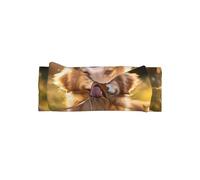 Smiling Golden RetrieverBow headband, patterned baby bow hair accessory, suitable for newborns, infants, and everyday wear