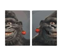 Smiling Gorilla Photo Passport Card Holder Travel Passport Covers Case Pu Passport Book Cover Passport Wallet Cover Case Passport Protective Cover Unisex Passport Protector, style, 20.3x13.8cm