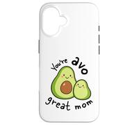 Smiling Green Pear Characters Caregiver Appreciation Case for iPhone 16