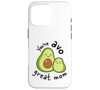 Smiling Green Pear Characters Caregiver Appreciation Case for iPhone 16 Pro
