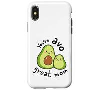 Smiling Green Pear Characters Caregiver Appreciation Case for iPhone X/XS