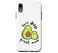 Smiling Green Pear Characters Caregiver Appreciation Case for iPhone XR