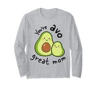 Smiling Green Pear Characters Caregiver Appreciation Long Sleeve T-Shirt