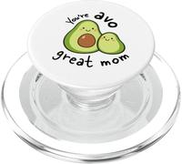 Smiling Green Pear Characters Caregiver Appreciation PopSockets PopGrip for MagSafe