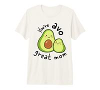 Smiling Green Pear Characters Caregiver Appreciation Premium T-Shirt