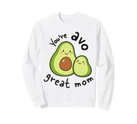 Smiling Green Pear Characters Caregiver Appreciation Sweatshirt