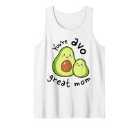 Smiling Green Pear Characters Caregiver Appreciation Tank Top