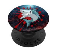 Smiling Happy Shark PopSockets Adhesive PopGrip