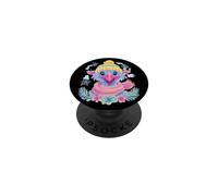 Smiling Ostrich Winter Bird Portrait Character Graphic With PopSockets Adhesive PopGrip