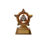 Pumpkin Halloween Trophy Award Premier Star Antique Gold 120mm Heavy Resin Scary Best Pumpkin Free Engraving -troshow1-td